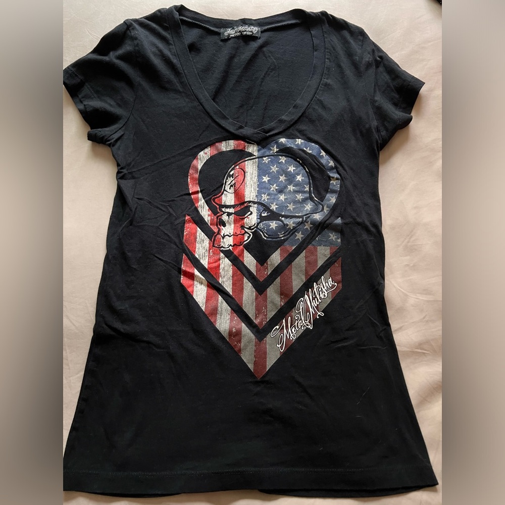 Metal Mulisha American flag t-shirt